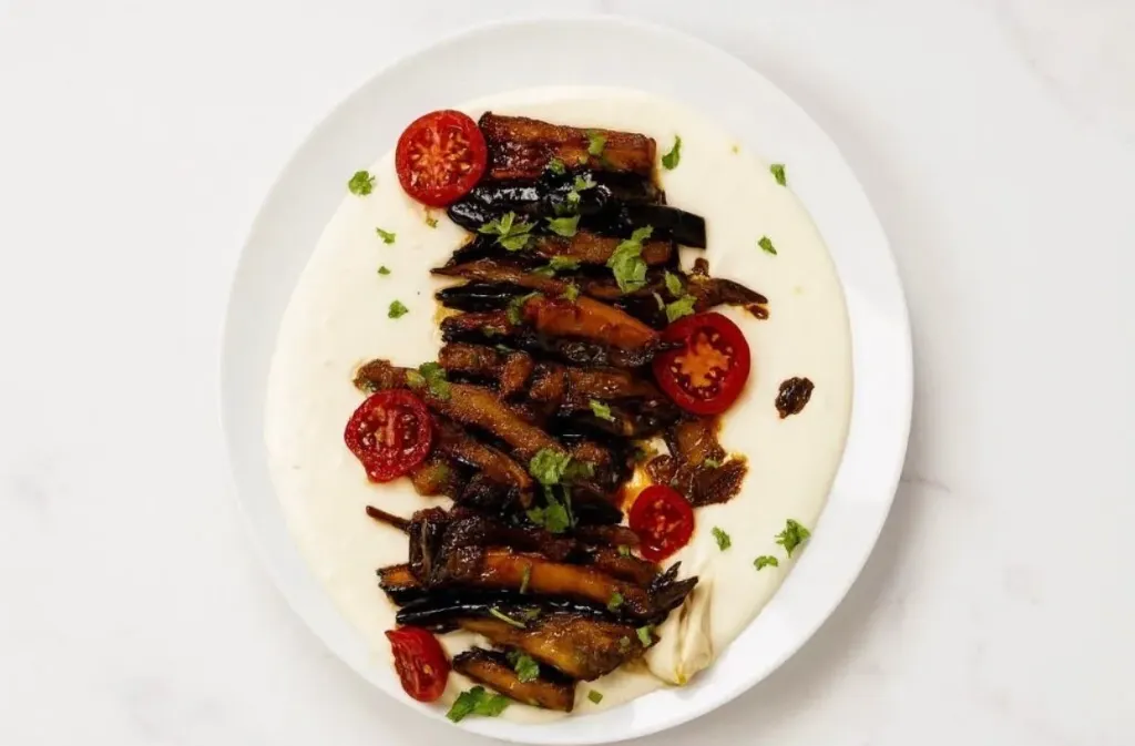 [FG684] Hummus with eggplant