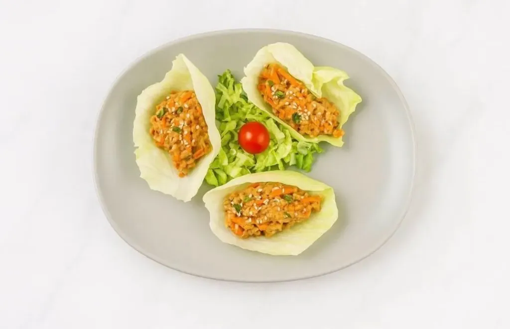 Shrimp lettuce wraps