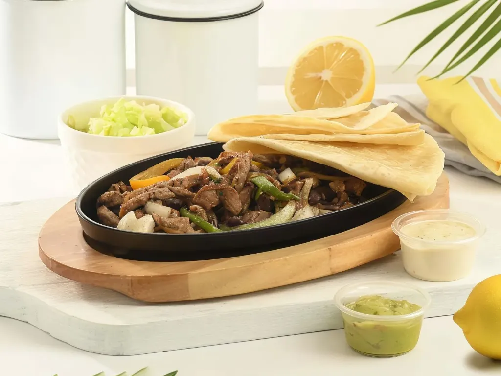 Beef fajitas