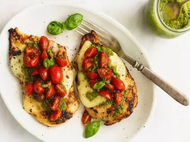 Chicken with pesto