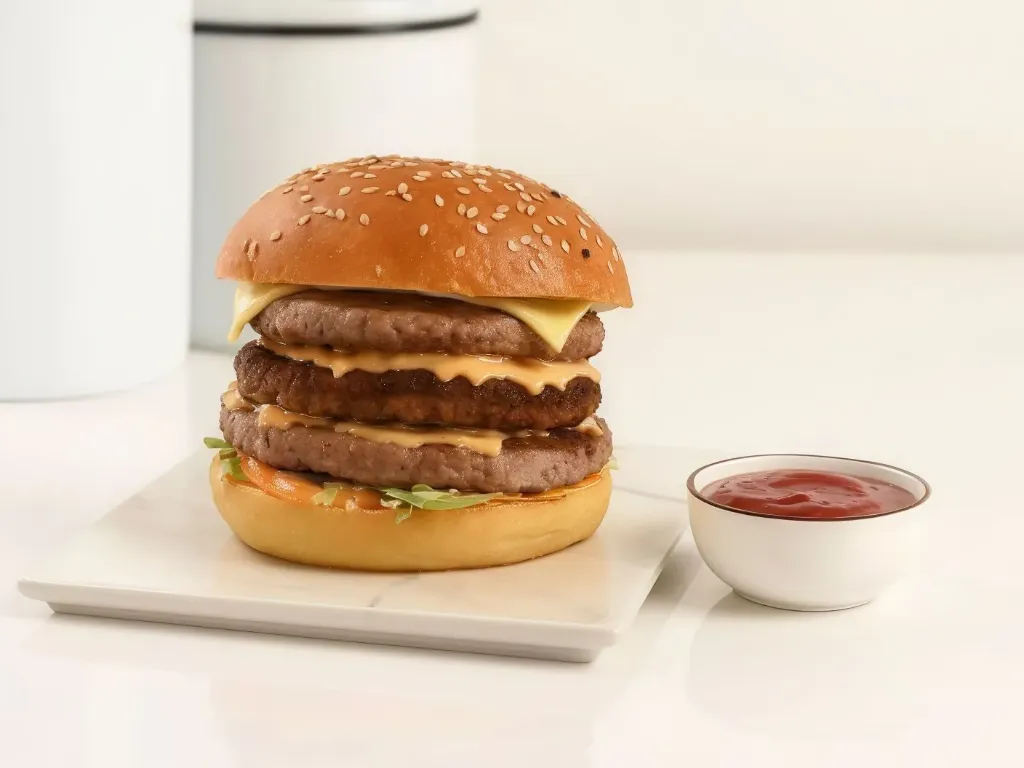[FG555] Triple beef burger
