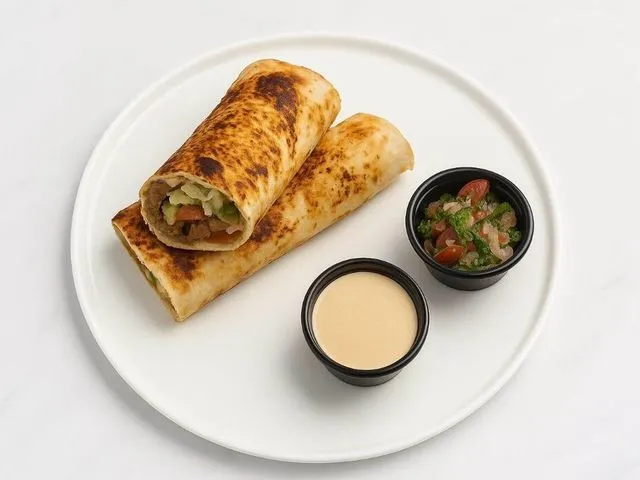 Turkish kebab sandwich
