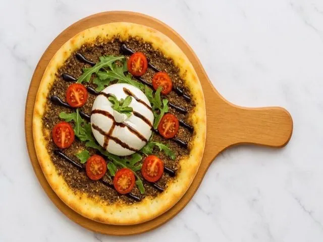 [FG679] Burrata Manakeesh