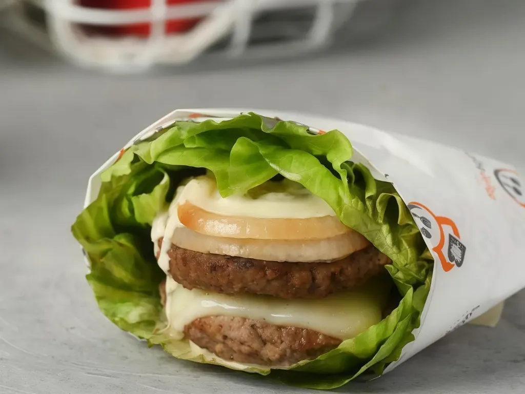[FG1559] Zero Carb Double Burger