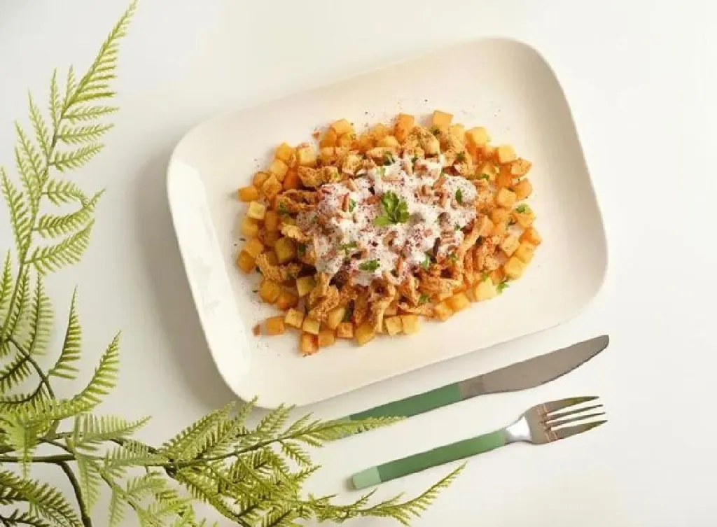 Meat shawarma fatteh 150g
