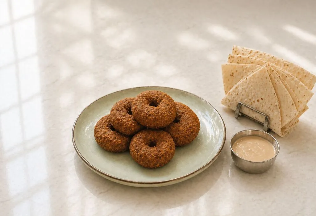 Falafel plate (6 pieces)