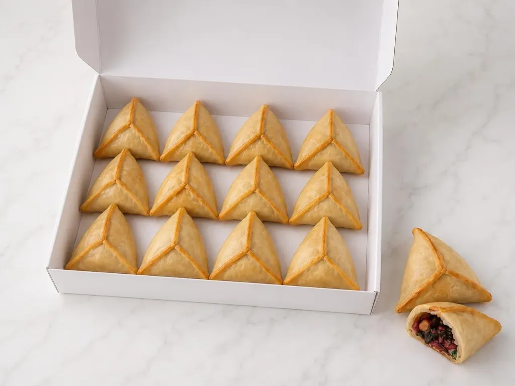 Spinach Samosa Box (12 pieces)